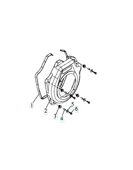 Husqvarna TF544 - Cover