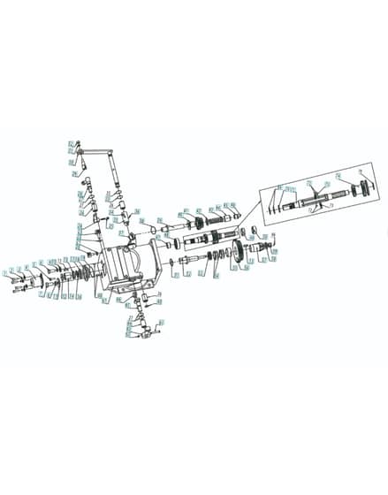 Husqvarna TF544 - Gear Box
