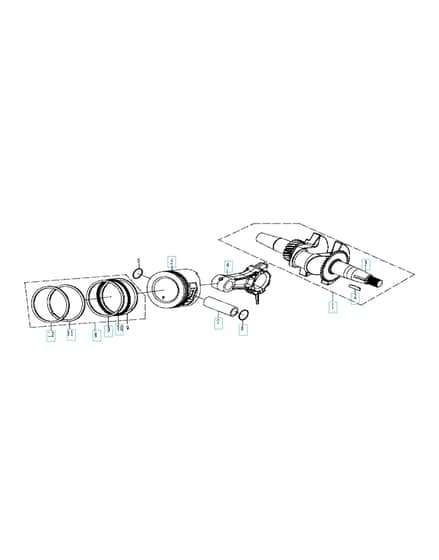 Husqvarna TF230 - Crankshaft