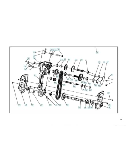 Husqvarna TF230 - Gear Box