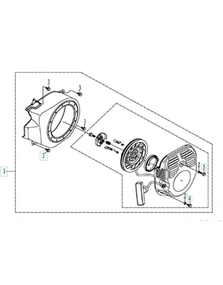 Husqvarna TF338 - Starter