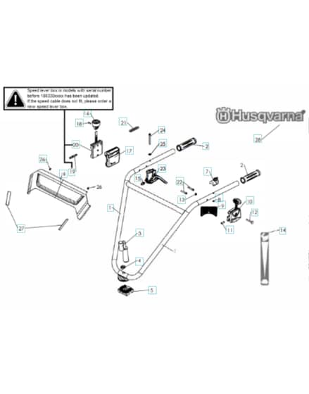 Husqvarna TF435 - Handle & Controls