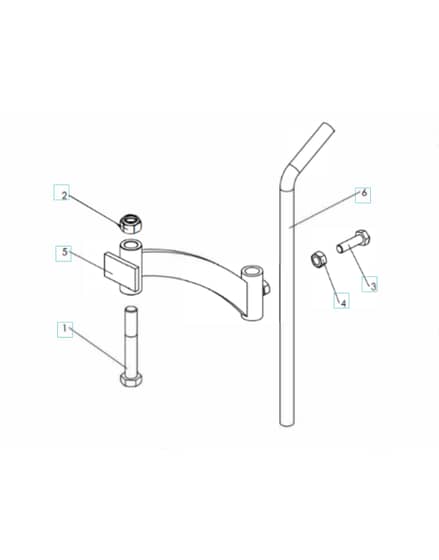 Husqvarna TF435P - Support Legs