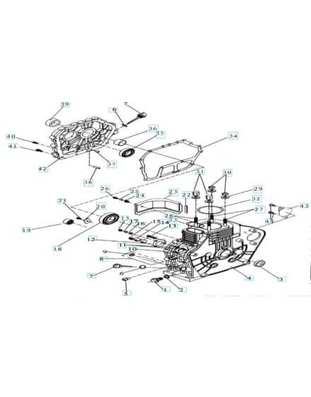 Husqvarna TF545D - Cylinder