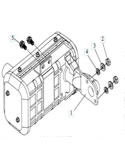 Husqvarna TF545DPLUS - Muffler