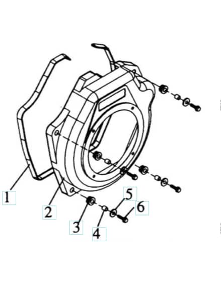Husqvarna TF545DEPLUS - Cover