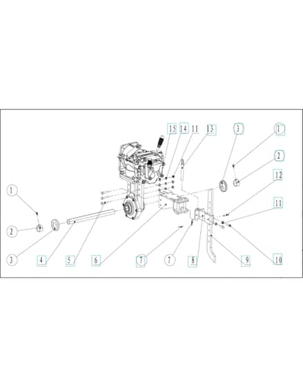 Husqvarna TF545DEPLUS - Tow Bar