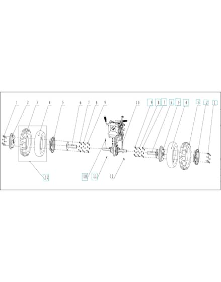 Husqvarna TF545DE - Wheels & Tyres
