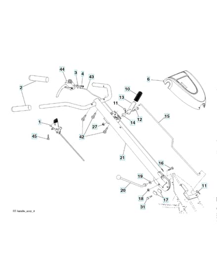 Husqvarna TR430DUAL - 2017-11 - Handle