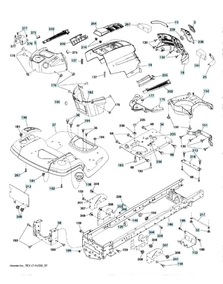 Husqvarna Ts 138-2023 - Chassis & Enclosures