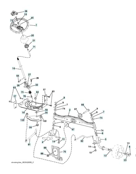 Husqvarna Ts 138L - Steering
