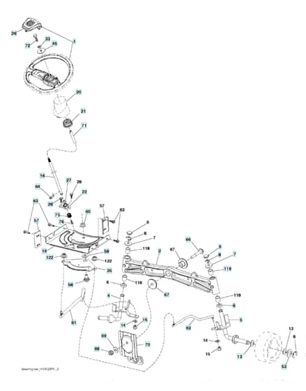 Husqvarna Ts 142 - Steering
