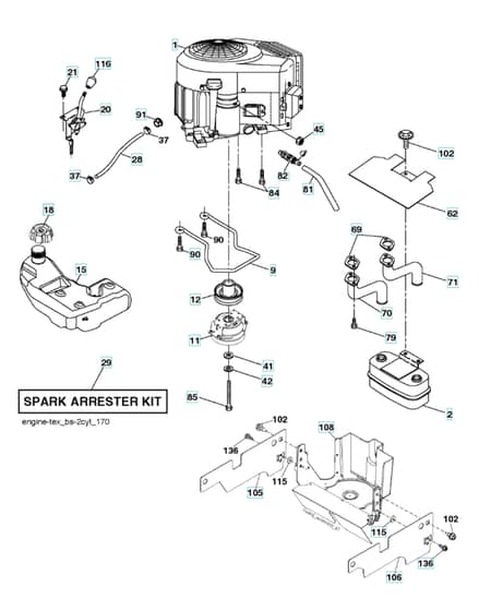 Husqvarna Ts 142Tx - Engine