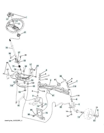 Husqvarna Ts 142Txd - Steering