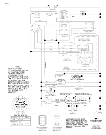 Husqvarna Ts 142X - Schematic
