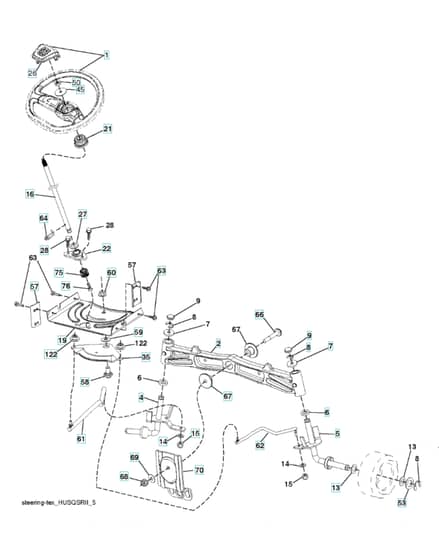 Husqvarna Ts 146Xd - Steering