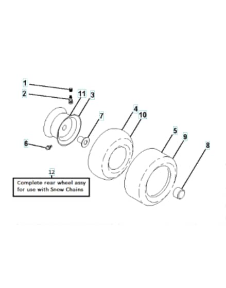 Husqvarna Ts 146Xd - Wheels & Tyres
