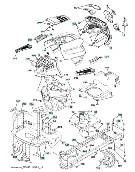 Husqvarna Ts 148 - Chassis & Enclosures