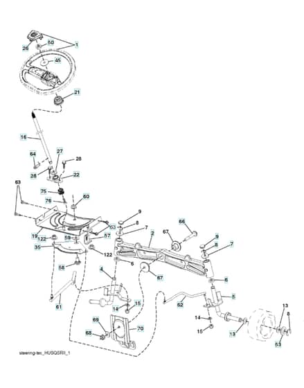 Husqvarna Ts 148X - Steering