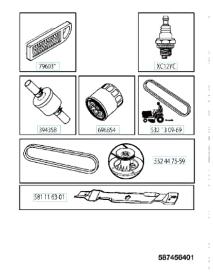 Husqvarna Ts 238 - Accessories
