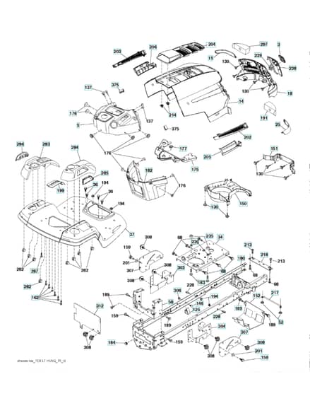 Husqvarna Ts 238 - Chassis & Enclosures