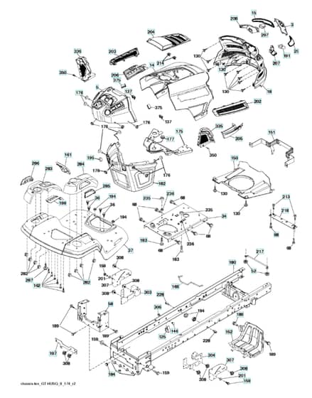 Husqvarna Ts 243T - Chassis & Enclosures