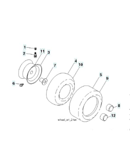 Husqvarna Ts 254G - Wheels & Tyres