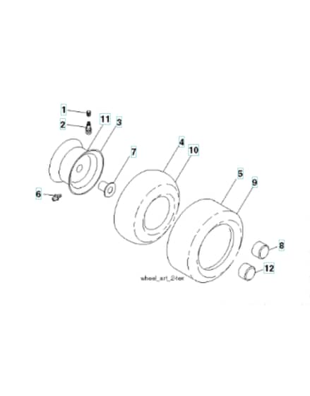 Husqvarna Ts 254Xg - Wheels & Tyres