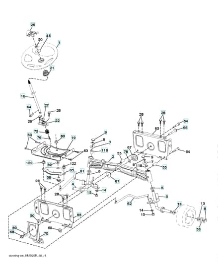 Husqvarna Ts 342 - Steering