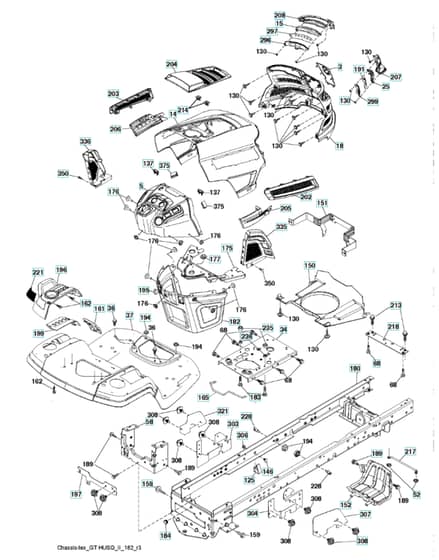 Husqvarna Ts 346 - Chassis & Enclosures