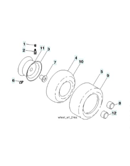 Husqvarna Ts 348 - Wheels & Tyres