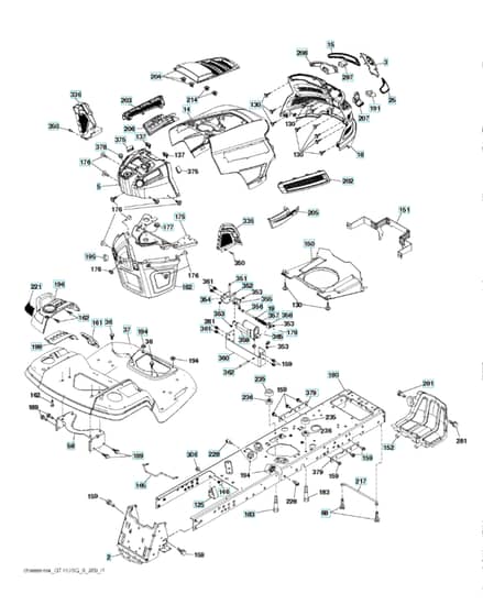 Husqvarna Ts 348D - Chassis & Frame