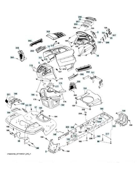Husqvarna Ts 352 - Chassis & Frame