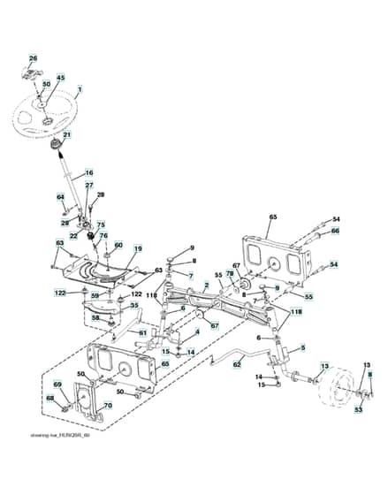 Husqvarna Ts 352 - Steering