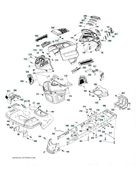 Husqvarna Ts 354X - Chassis & Frame