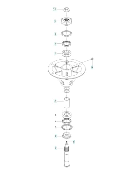 Husqvarna V554 - Blade Shaft