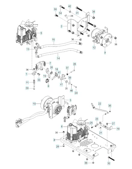Husqvarna V554 - Hydraulic Pump