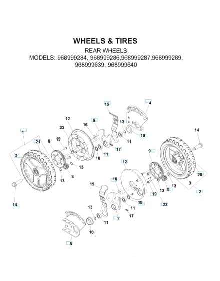 Husqvarna W21SBKC - Wheels & Tyres 2