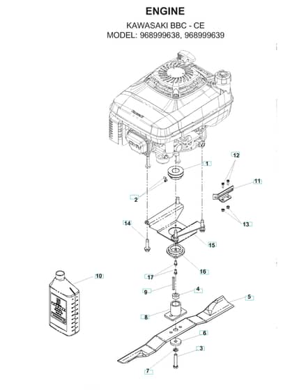 Husqvarna W21SKC - Engine