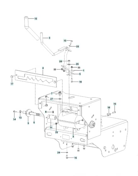 Husqvarna W448 - Transmission
