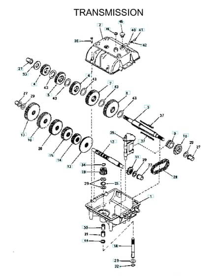 Husqvarna W4815A - 2001-9 - Transmission