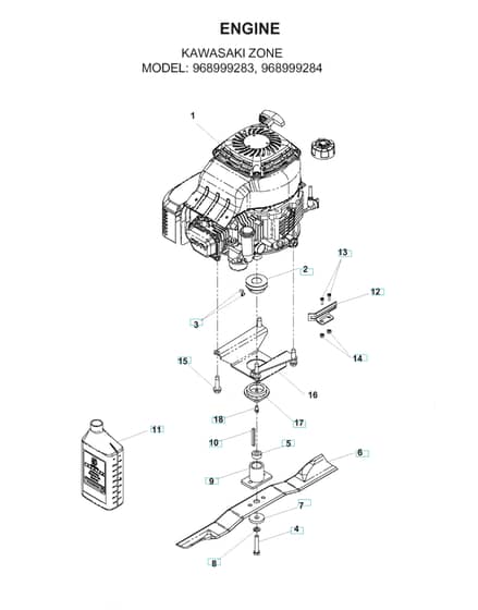 Husqvarna W53SEK - Engine