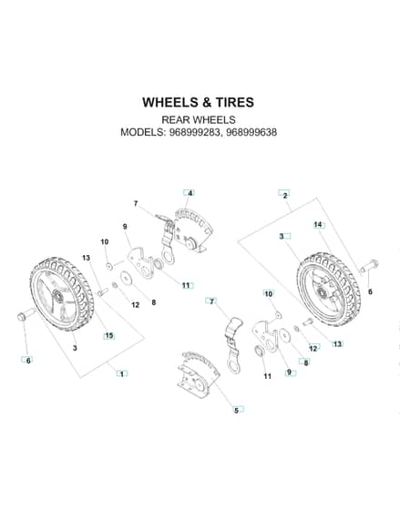 Husqvarna W53SEK - Wheels & Tyres 2