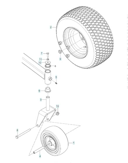 Husqvarna W548 - Wheels & Tyres