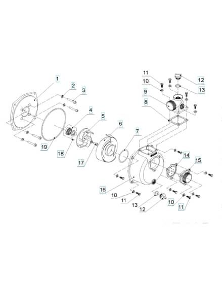 Husqvarna W80P - Water Pump