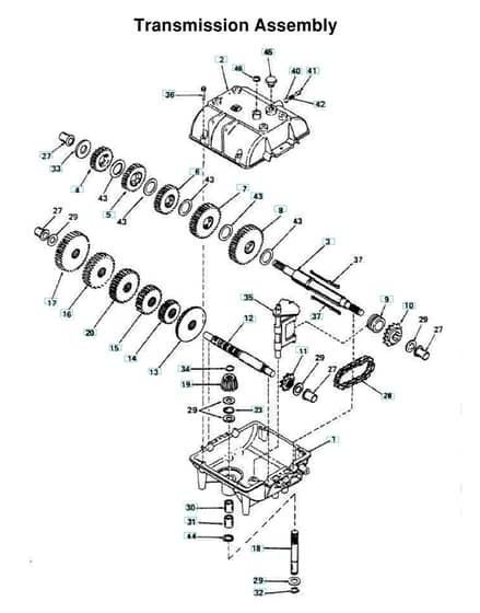 Husqvarna WG3613E - 2006-2 - Transmission