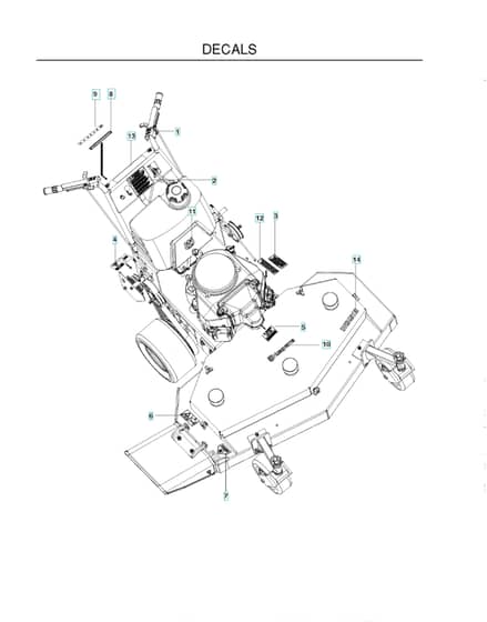 Husqvarna WGP3616 - 2010-10 - Decals