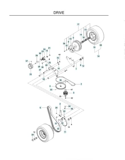 Husqvarna WGP3616 - 2010-10 - Drive