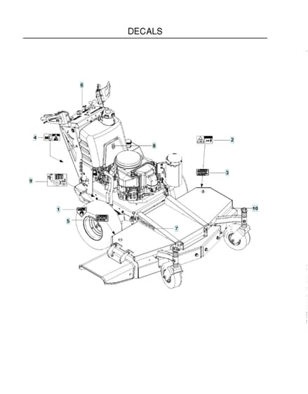 Husqvarna WH4818 - 2010-9 - Decals