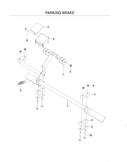 Husqvarna WH5218 - 2010-9 - Parking Brake